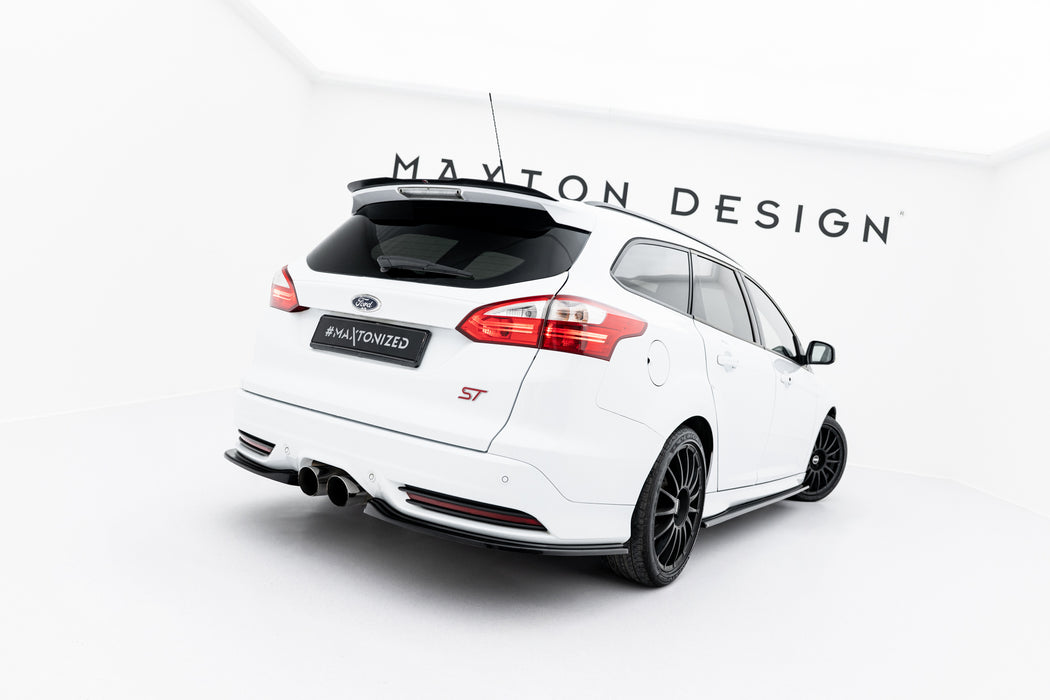 Maxton Design Rear Side Splitters Ford Focus ST Estate Mk3 / Mk3 Facelift