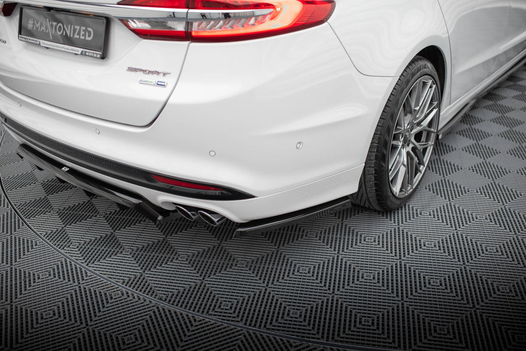 Maxton Design Rear Side Splitters Ford Mondeo Sport Mk5 Facelift / Fusion Sport Mk2 Facelift
