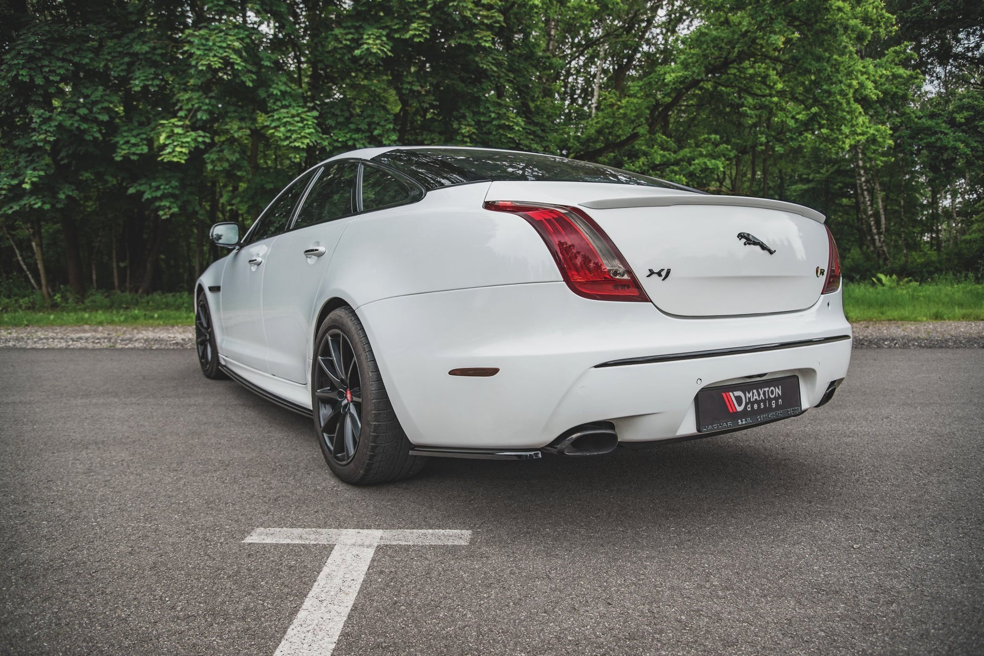 Buy Maxton Design Rear Side Splitters Jaguar XJ R-Sport X351 Facelift ...