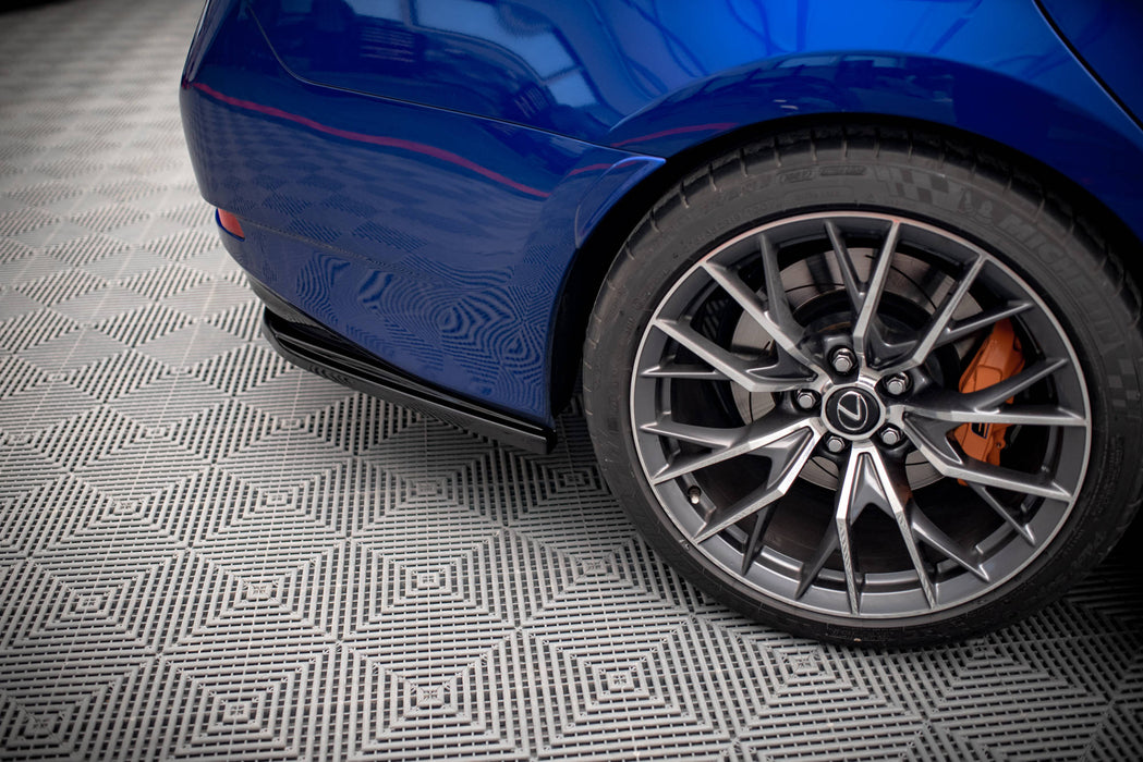 Maxton Design Rear Side Splitters Lexus GS F Mk4 Facelift
