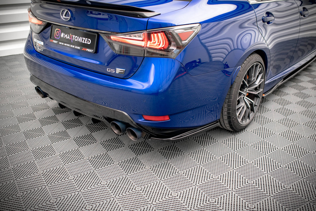 Maxton Design Rear Side Splitters Lexus GS F Mk4 Facelift