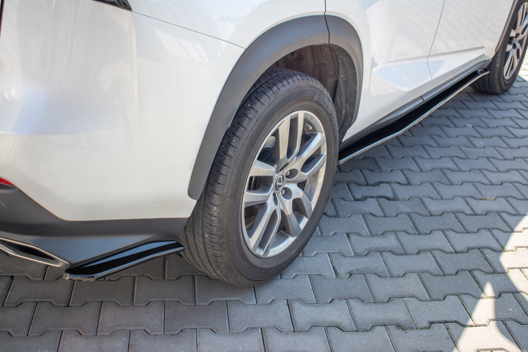 Maxton Design Rear Side Splitters Lexus NX Facelift