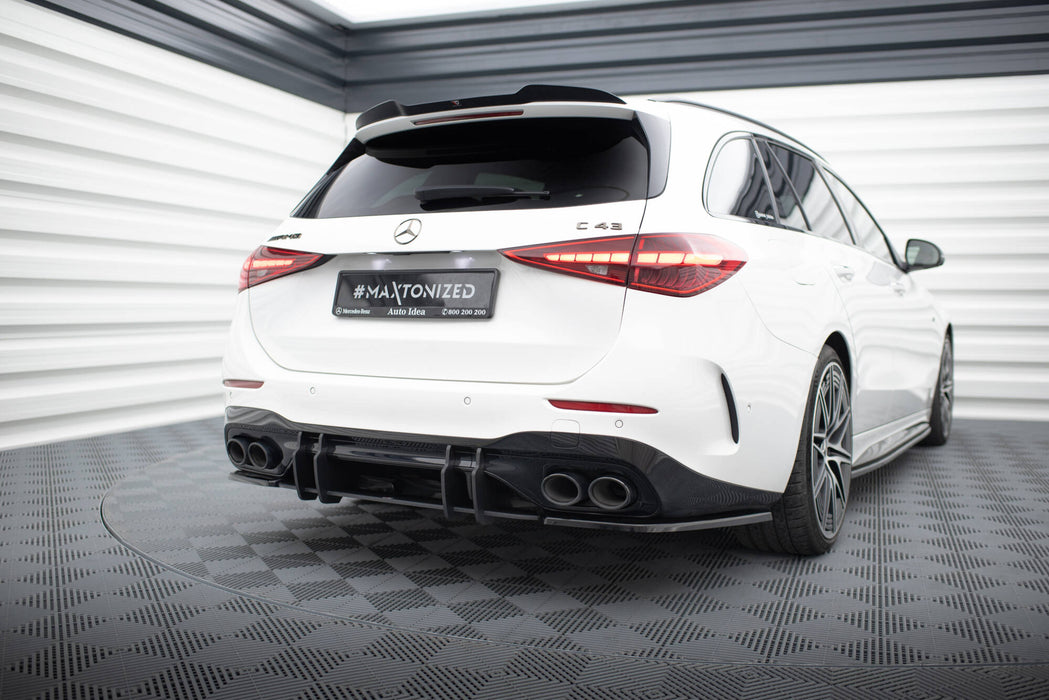 Maxton Design Rear Side Splitters Mercedes-Benz C AMG-Line / 43 AMG W206
