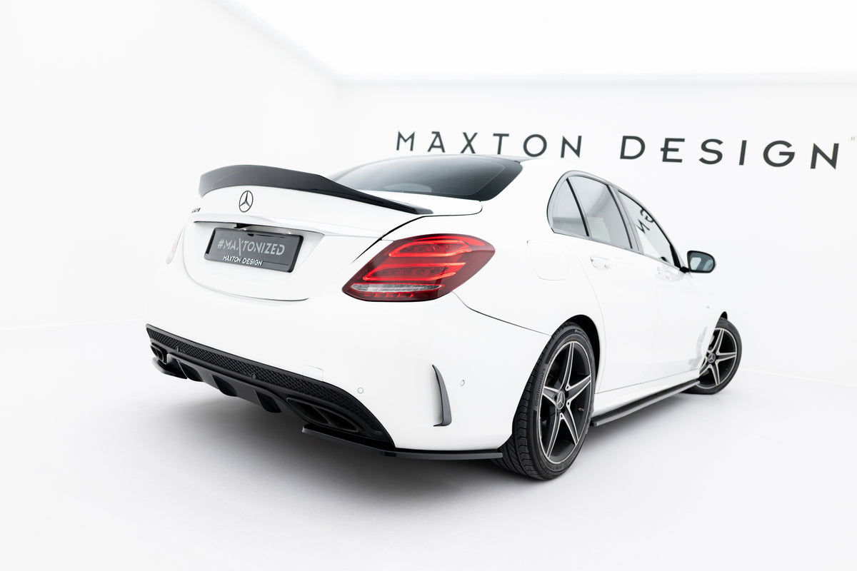 Maxton Design Rear Side Splitters Mercedes-Benz C AMG-Line / C43 AMG S ...