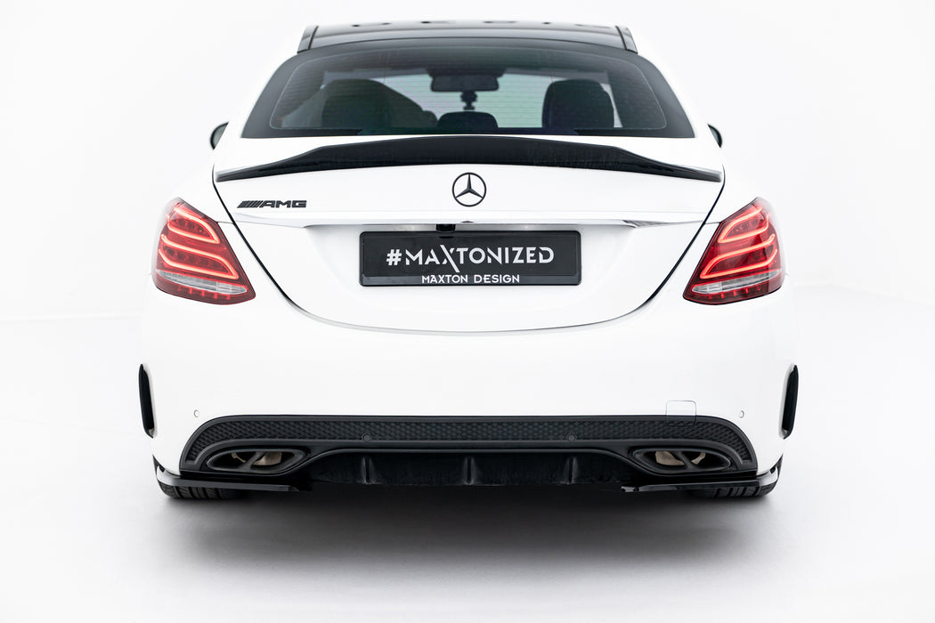 Maxton Design Rear Side Splitters Mercedes-Benz C AMG-Line / C43 AMG Sedan W205