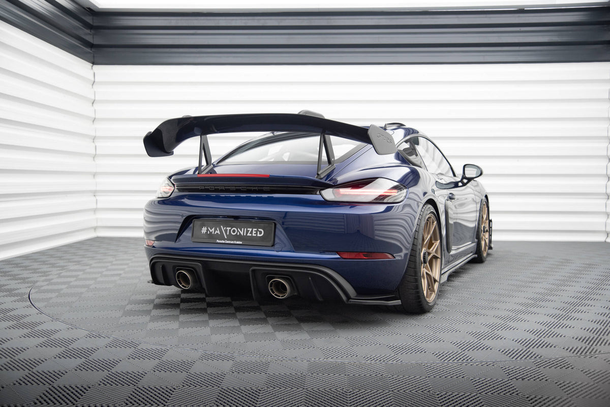 Maxton Design Rear Side Splitters Porsche 718 Cayman GT4 RS 982c ...