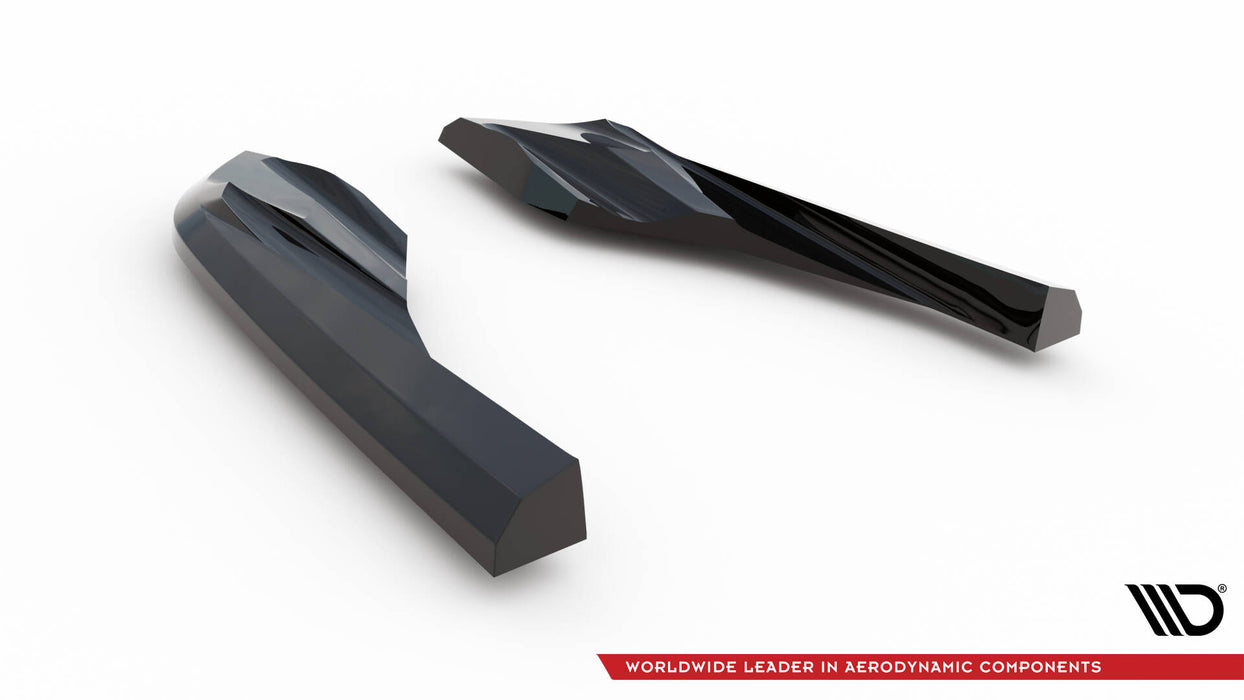 Maxton Design Rear Side Splitters Porsche Taycan Cross Turismo 4S