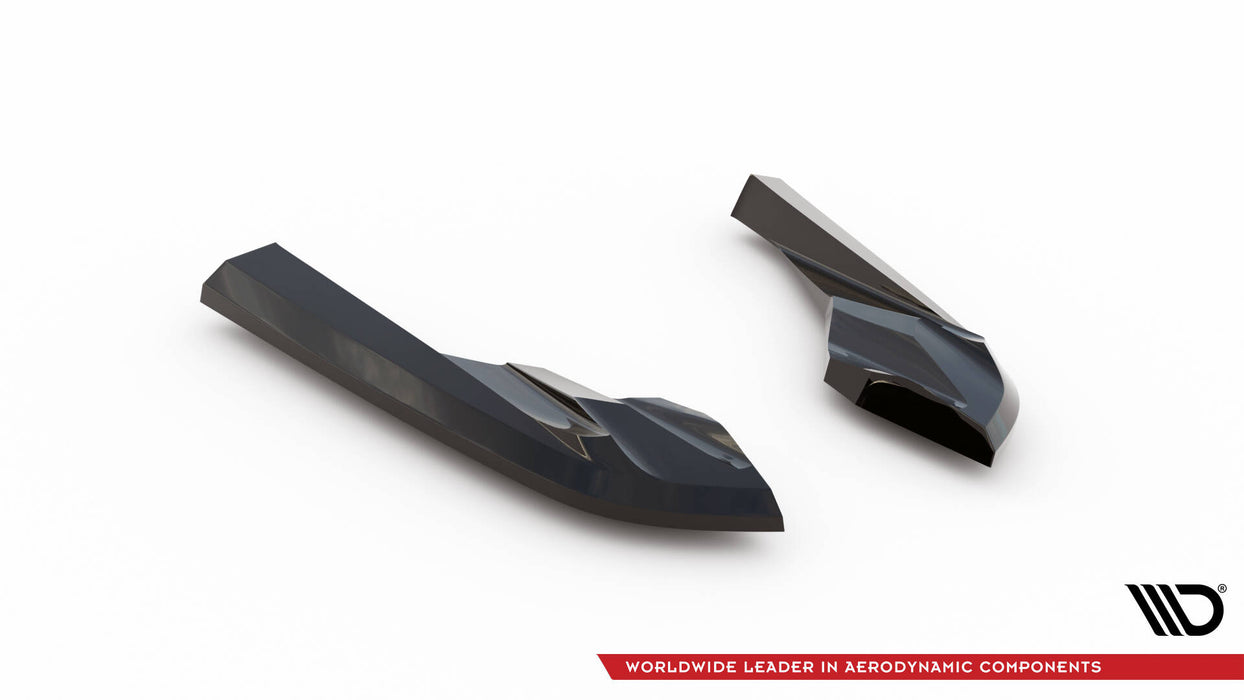 Maxton Design Rear Side Splitters Porsche Taycan Cross Turismo 4S