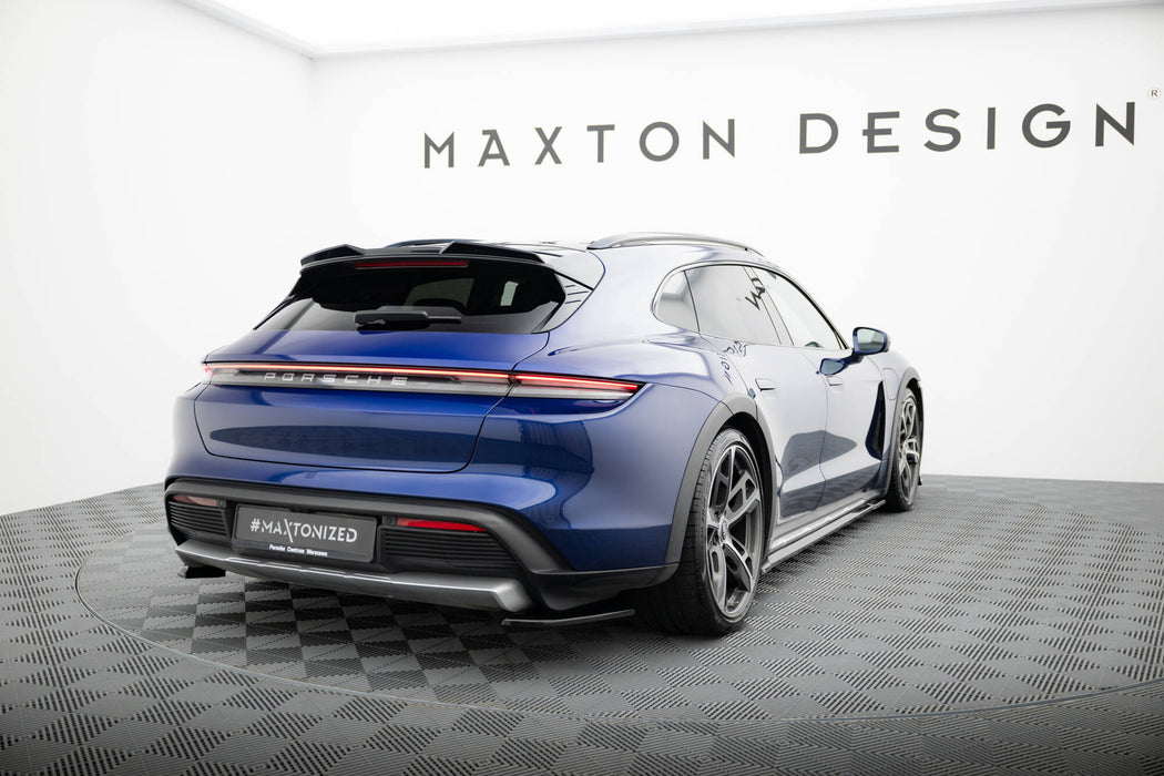 Maxton Design Rear Side Splitters Porsche Taycan Cross Turismo 4S