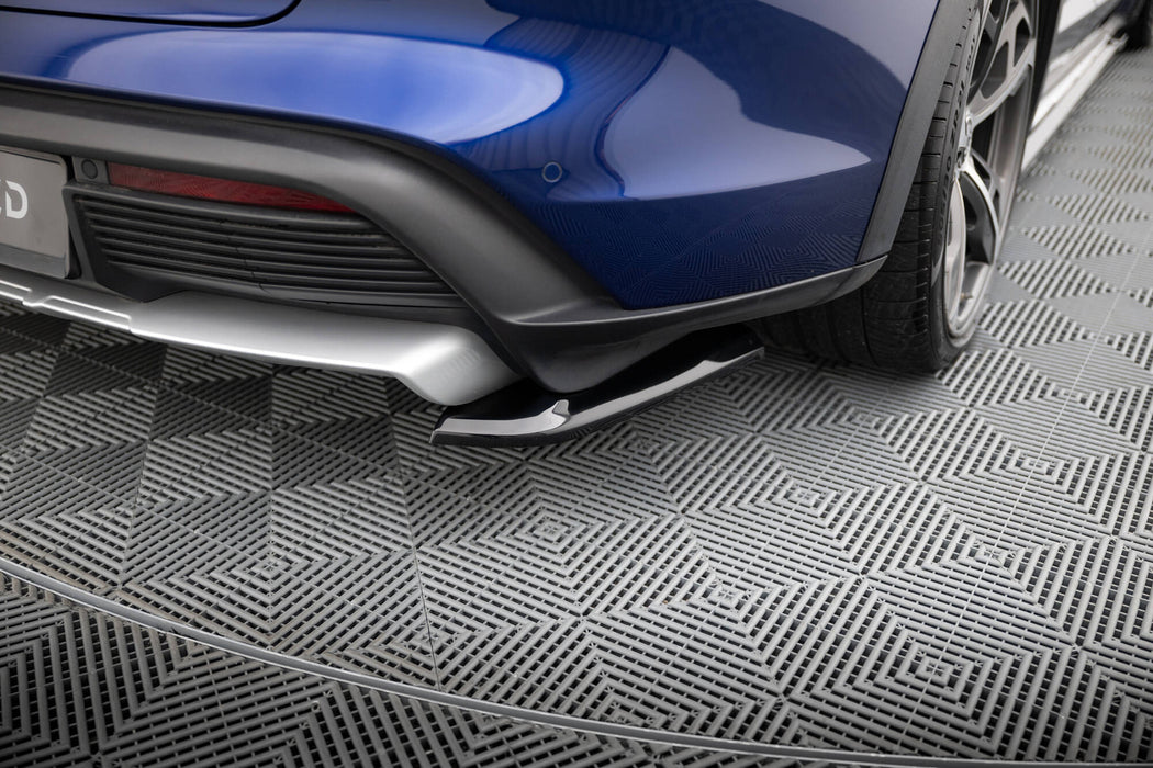 Maxton Design Rear Side Splitters Porsche Taycan Cross Turismo 4S
