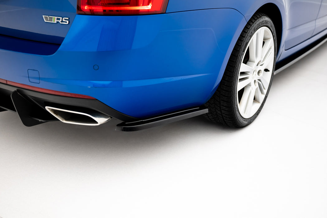 Maxton Design Rear Side Splitters Skoda Octavia RS Mk3 / Mk3 FL Hatchback / Estate