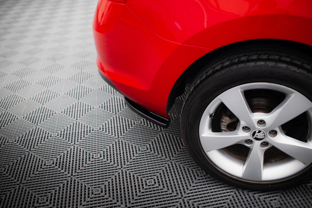 Maxton Design Rear Side Splitters Skoda Rapid Spaceback