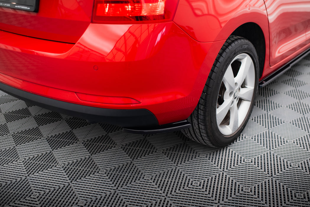 Maxton Design Rear Side Splitters Skoda Rapid Spaceback
