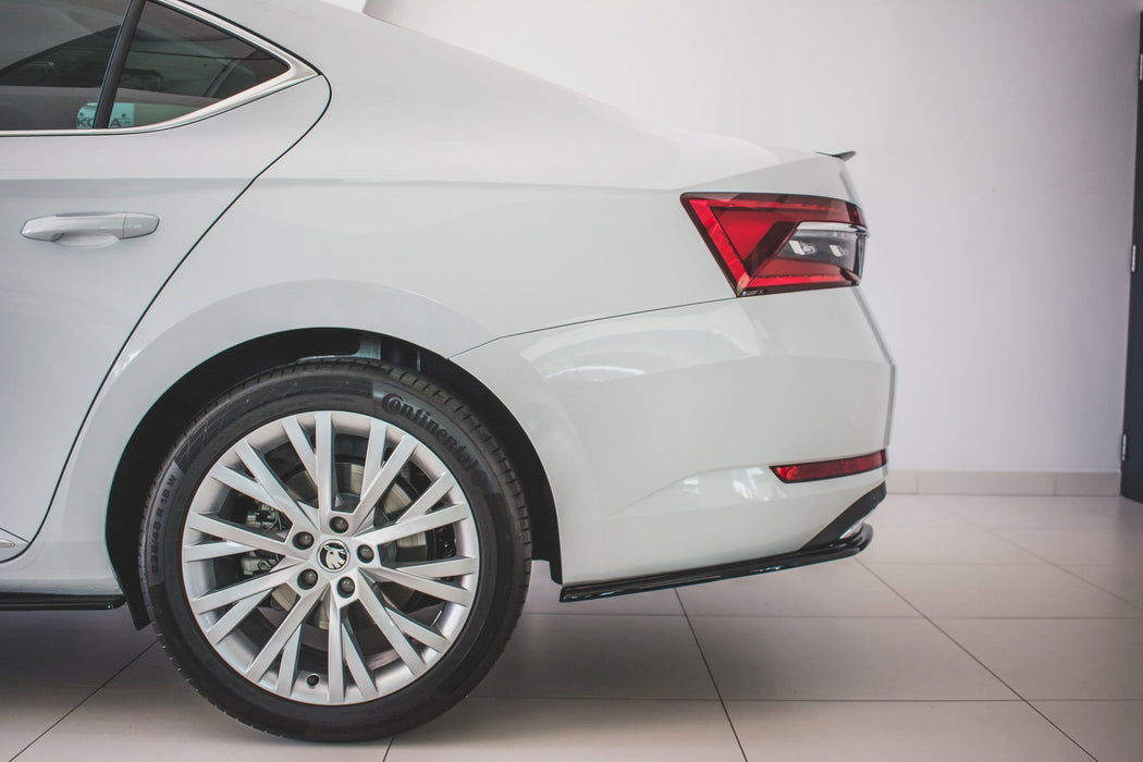Maxton Design Rear Side Splitters Skoda Superb Liftback / Combi Mk3 Facelift