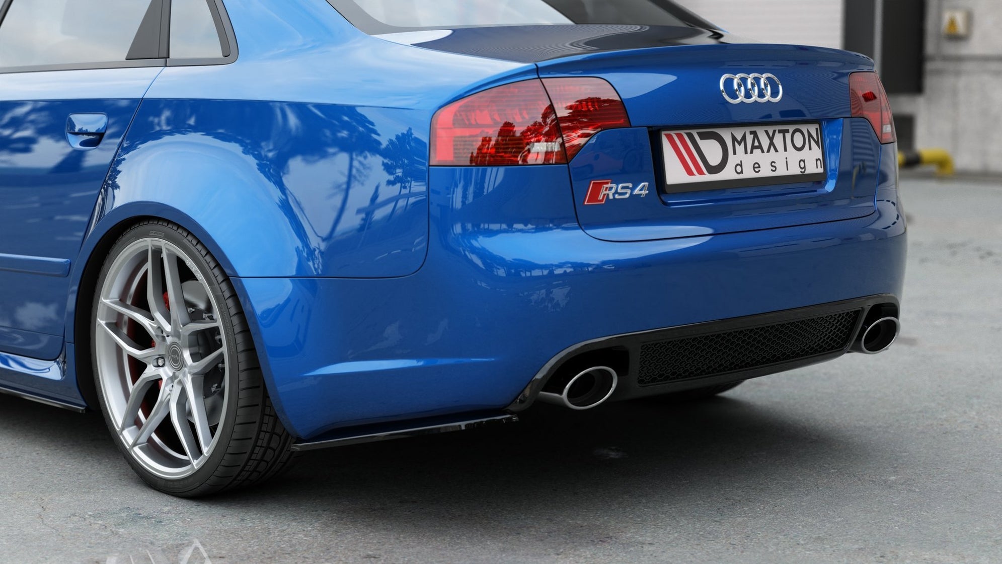 Maxton Design Rear Side Splitters V.1 Audi RS4 Sedan B7 — Maxton Design AU