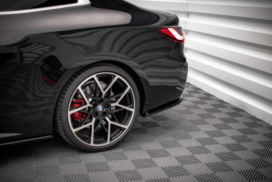Maxton Design Rear Side Splitters V.1 BMW 4 M-Pack G22 / G23 / G22 Facelift / G23 Facelift