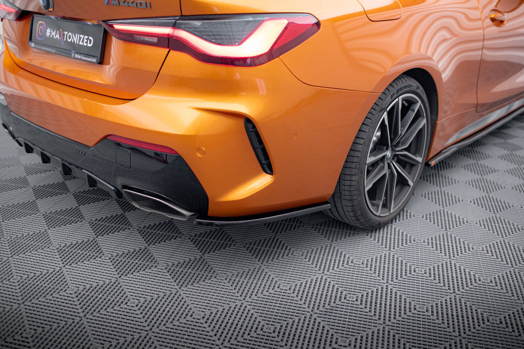 Maxton Design Rear Side Splitters V.1 BMW 4 M440i G22 / G23 / G22 Facelift / G23 Facelift