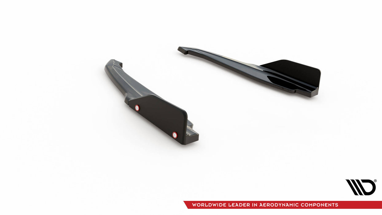 Maxton Design Rear Side Splitters V.1 + Flaps BMW M8  Gran Coupe F93