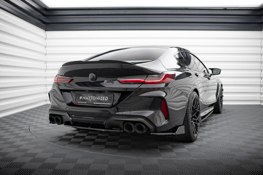 Maxton Design Rear Side Splitters V.1 + Flaps BMW M8  Gran Coupe F93