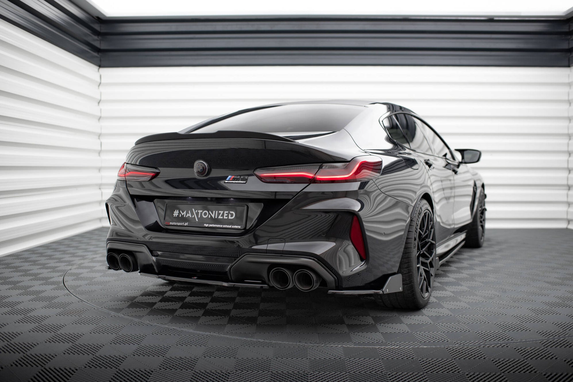 Buy Maxton Design Rear Side Splitters V.1 + Flaps BMW M8 Gran Coupe F93 ...