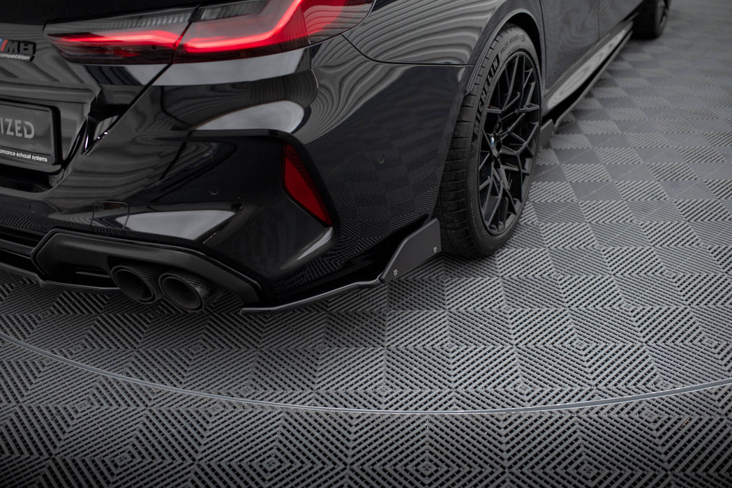 Maxton Design Rear Side Splitters V.1 + Flaps BMW M8  Gran Coupe F93