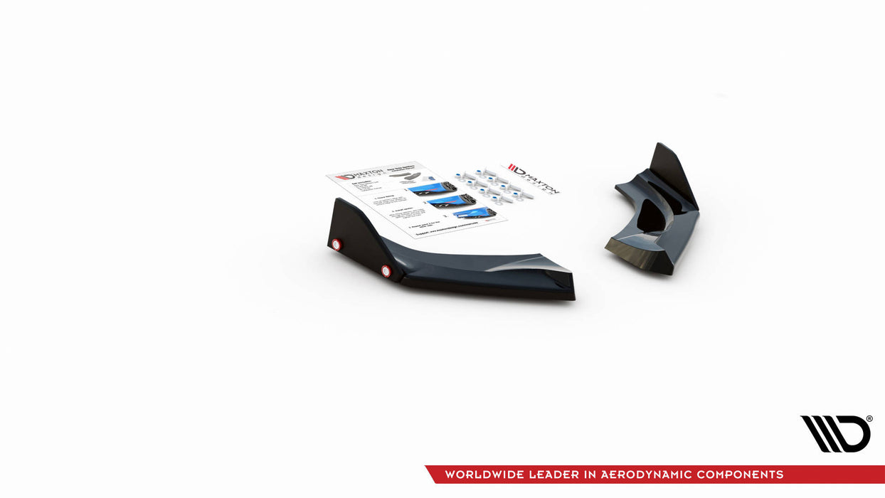 Maxton Design Rear Side Splitters V.1 + Flaps Hyundai I30 N Hatchback Mk3 Facelift