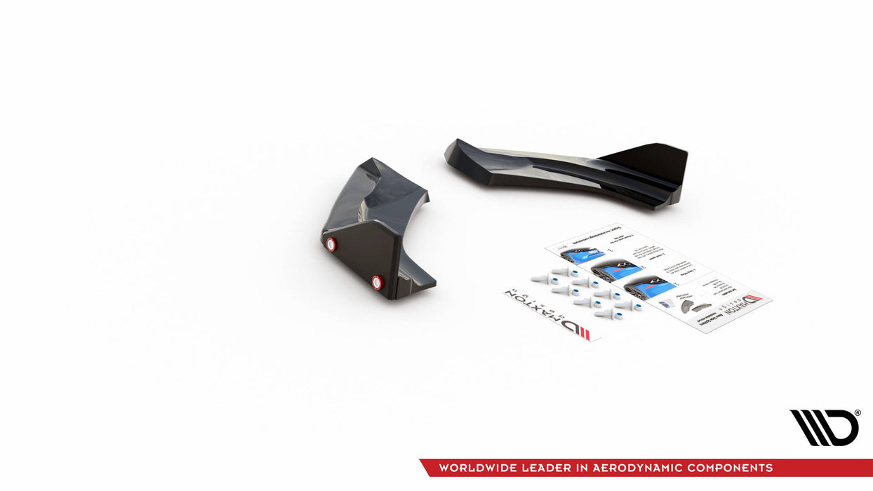 Maxton Design Rear Side Splitters V.1 + Flaps Hyundai I30 N Hatchback Mk3 Facelift