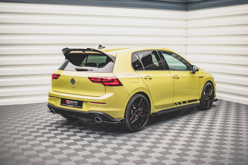 Maxton Design Rear Side Splitters V.1 + Flaps Volkswagen Golf GTI Clubsport Mk8