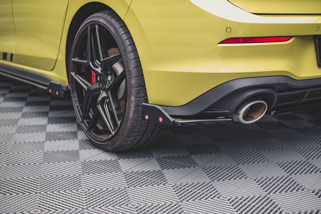 Maxton Design Rear Side Splitters V.1 + Flaps Volkswagen Golf GTI Clubsport Mk8