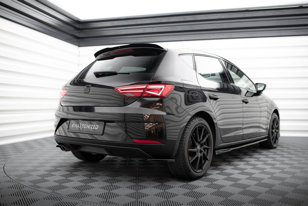 Maxton Design Rear Side Splitters V.1 Seat Leon Hatchback Mk3 Facelift