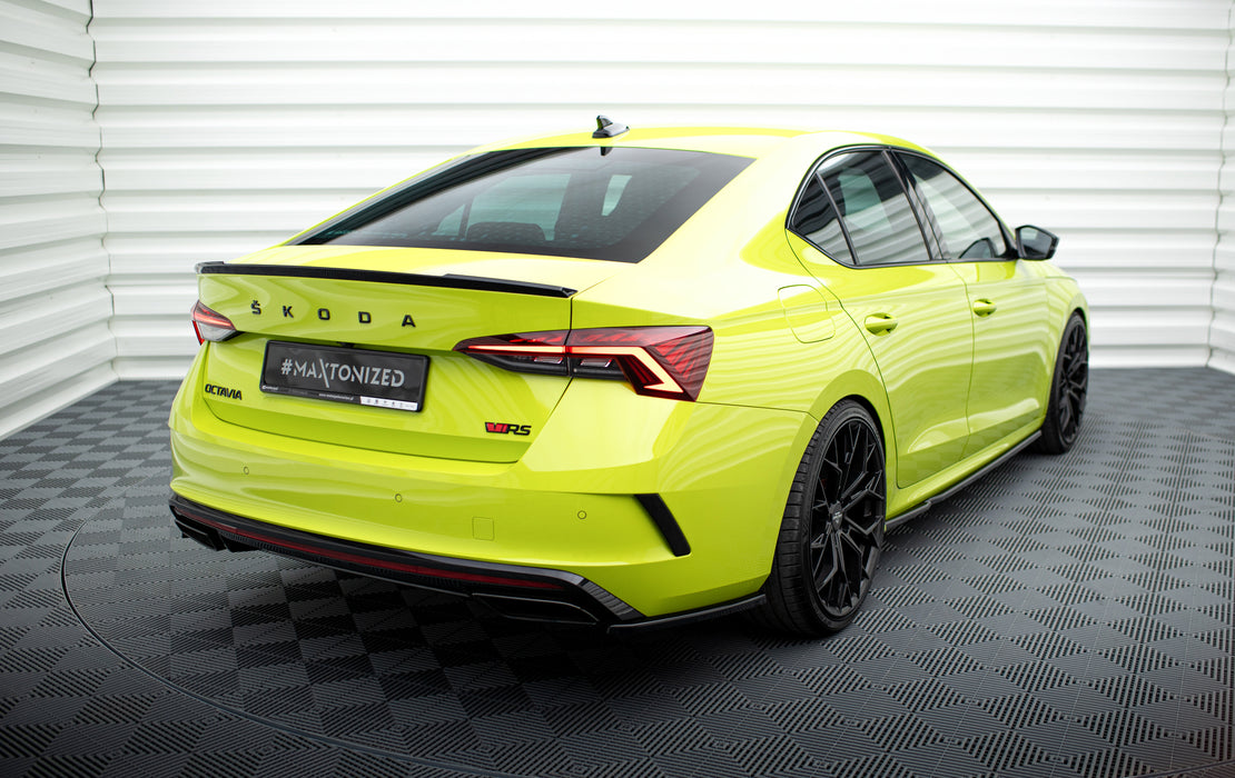 Maxton Design Rear Side Splitters V.1 Skoda Octavia RS Mk4