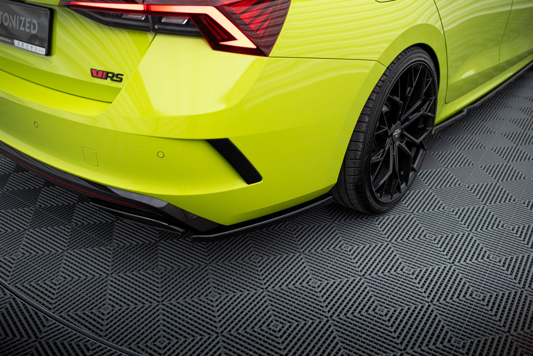 Maxton Design Rear Side Splitters V.1 Skoda Octavia RS Mk4