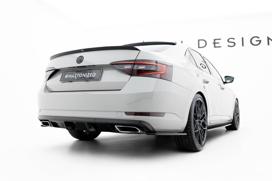 Maxton Design Rear Side Splitters V.1 Skoda Superb Liftback / Combi Mk3