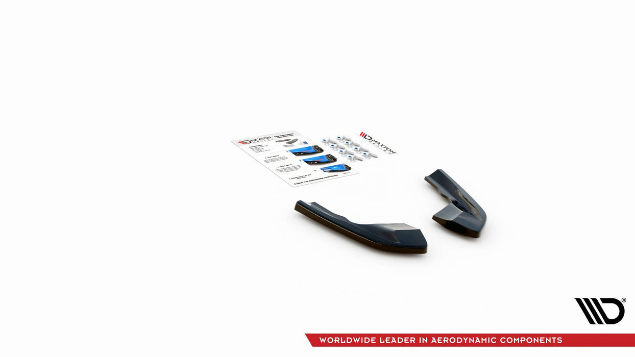 Maxton Design Rear Side Splitters V.1 for Volkswagen Golf R Mk8