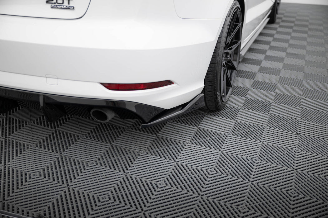 Maxton Design Rear Side Splitters V.2 Audi A3 Sedan 8V Facelift