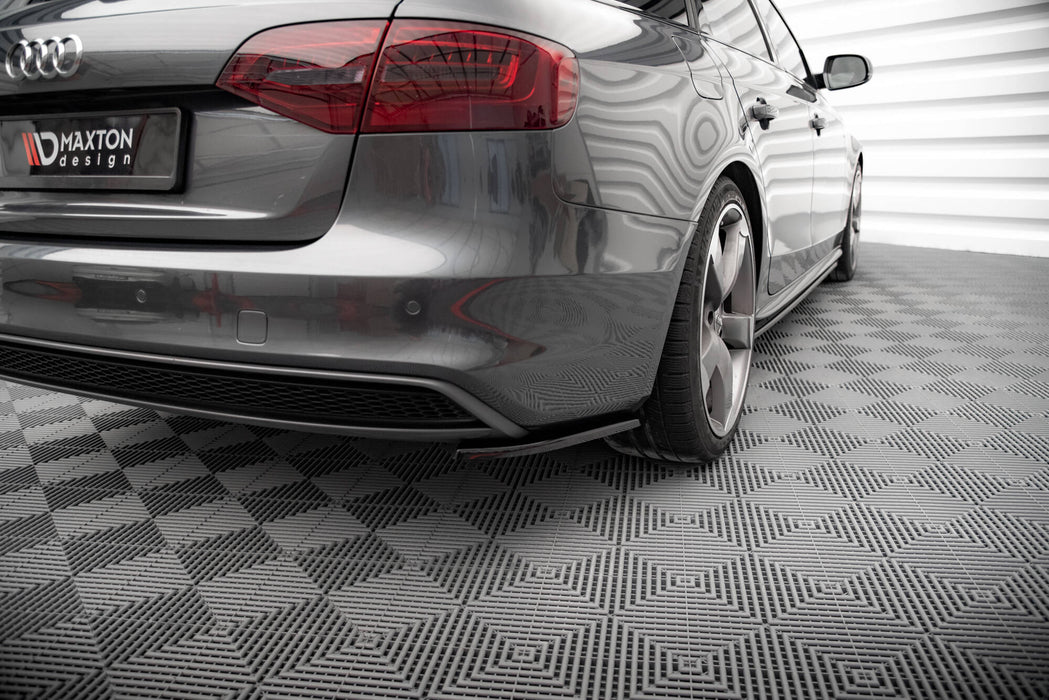 Maxton Design Rear Side Splitters V.2 Audi A4 S-Line Avant B8 Facelift