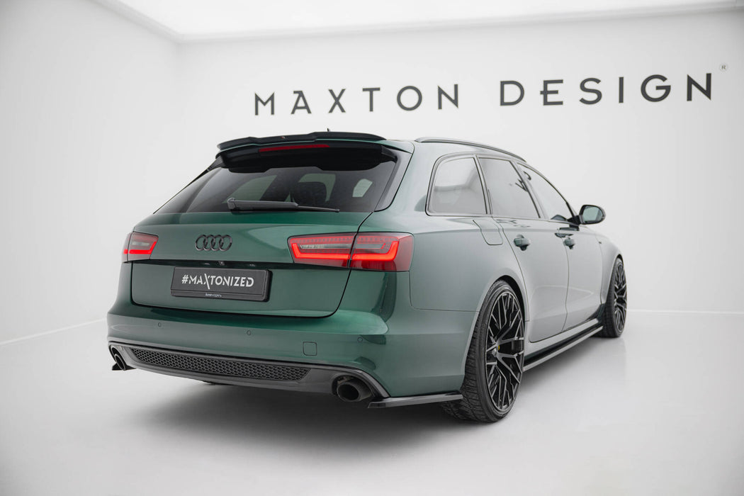 Maxton Design Rear Side Splitters V.2 Audi A6 S-line Avant C7