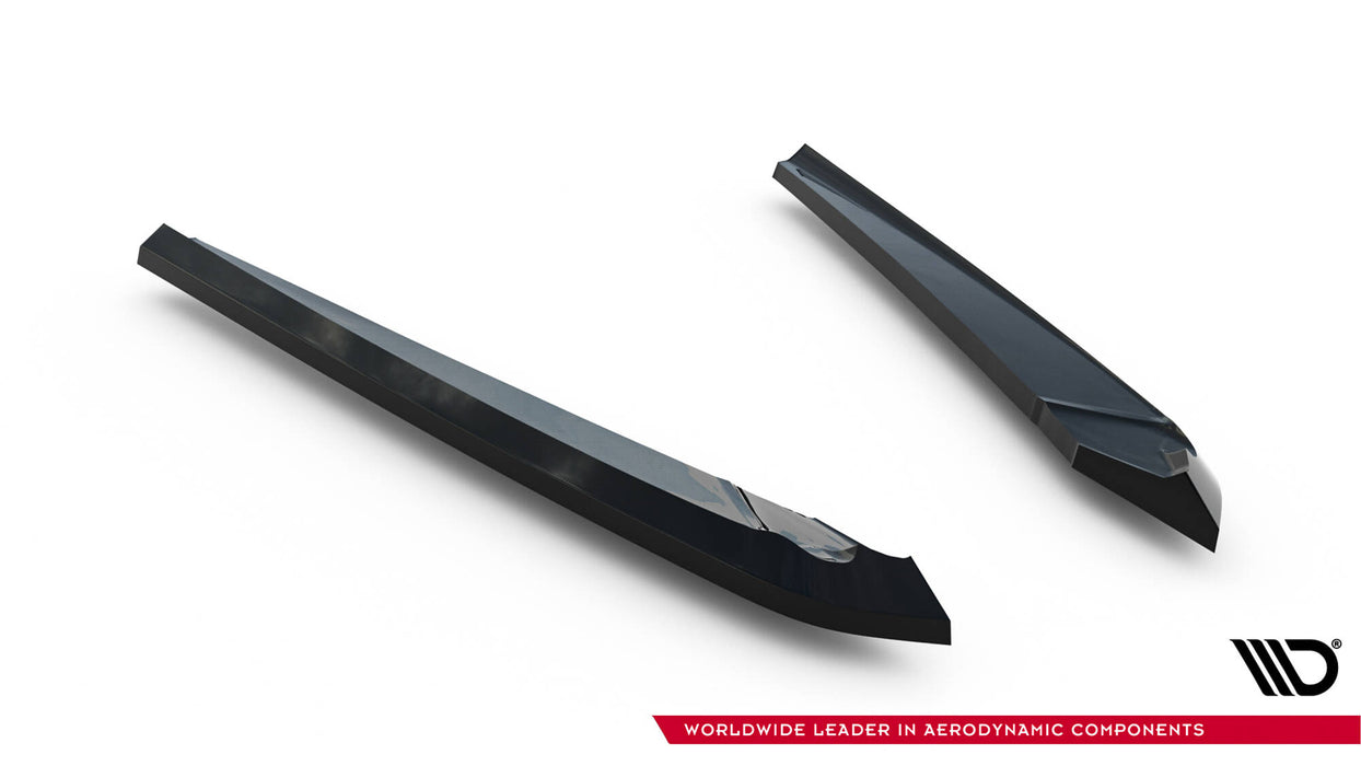 Maxton Design Rear Side Splitters V.2 Audi A6 S-line Avant C7