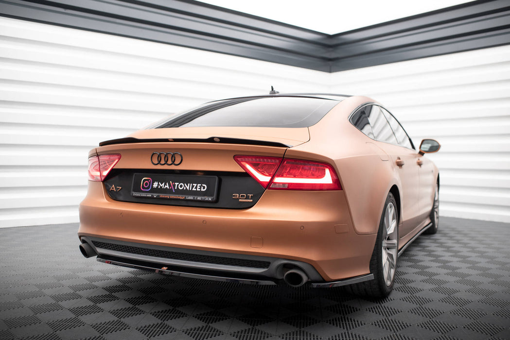Maxton Design Rear Side Splitters V.2 Audi A7 S-Line C7