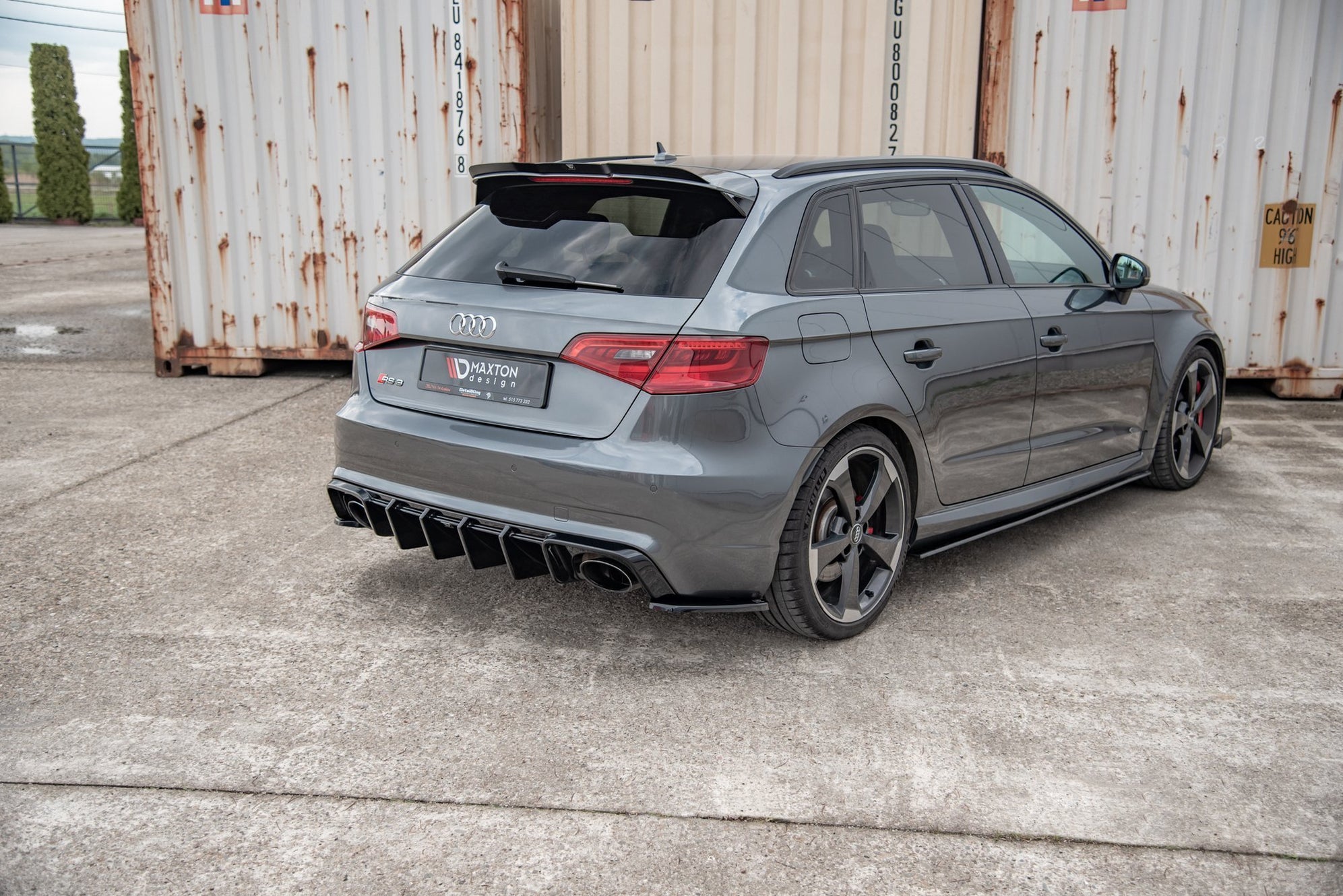 Maxton Design Rear Side Splitters V.2 Audi RS3 8V Sportback — Maxton ...