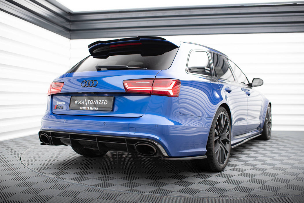 Maxton Design Rear Side Splitters V.2 Audi RS6 C7 / C7 Facelift