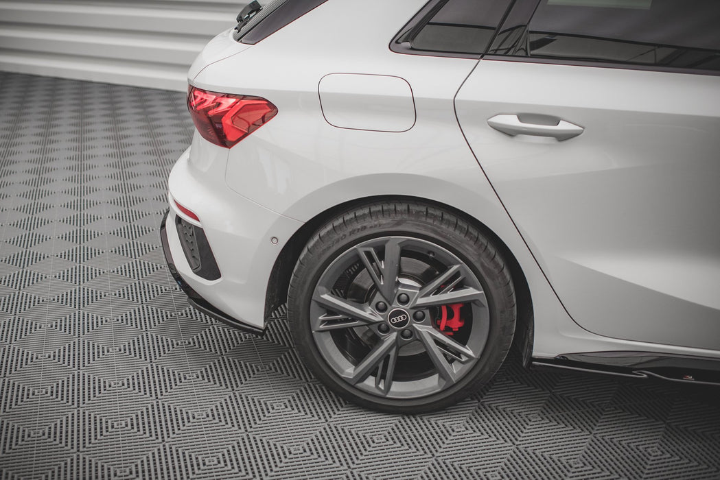 Maxton Design Rear Side Splitters V.2 Audi S3 / A3 S-Line Sportback 8Y