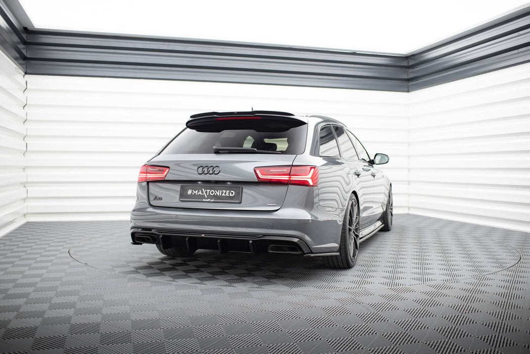 Maxton Design Rear Side Splitters V.2 Audi S6 / A6 S-Line / A6 C7 FL