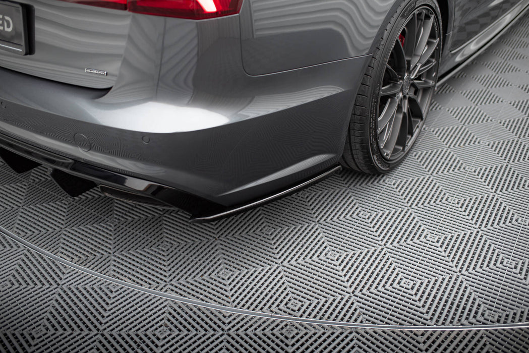 Maxton Design Rear Side Splitters V.2 Audi S6 / A6 S-Line / A6 C7 FL