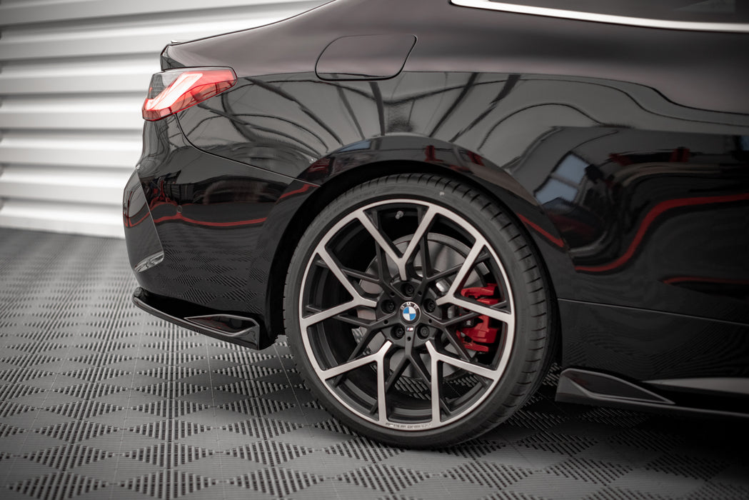 Maxton Design Rear Side Splitters V.2 BMW 4 M-Pack G22 / G23 / G22 Facelift / G23 Facelift