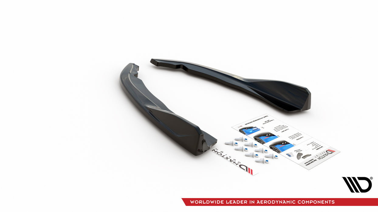 Maxton Design Rear Side Splitters V.2 BMW 4 M-Pack G22 / G23 / G22 Facelift / G23 Facelift