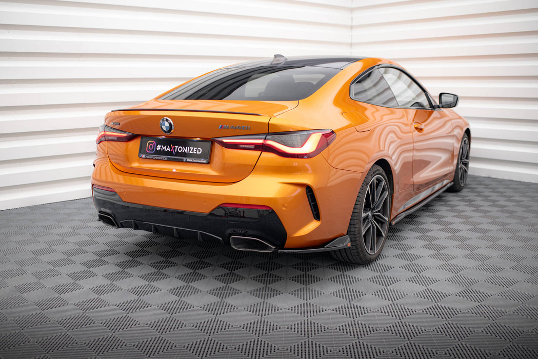 Maxton Design Rear Side Splitters V.2 BMW 4 M440i G22 / G23 / G22 Facelift / G23 Facelift