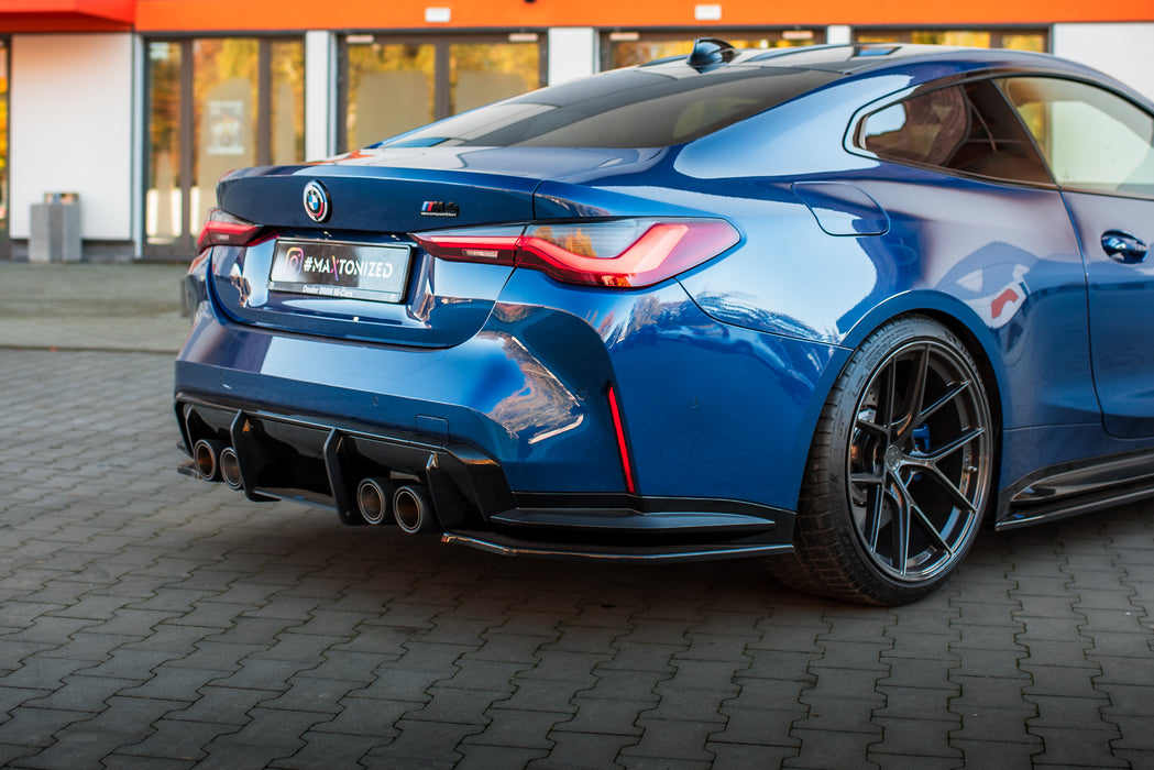 Maxton Design Rear Side Splitters V.2 BMW M4 G82 / G82 Facelift