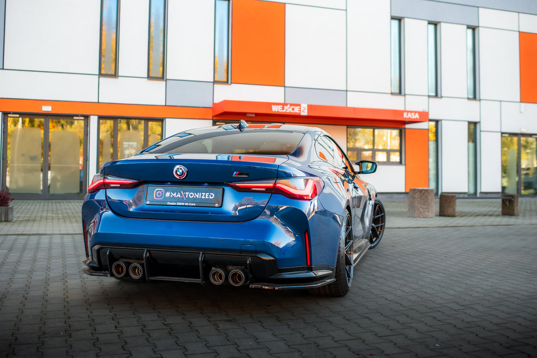 Maxton Design Rear Side Splitters V.2 BMW M4 G82 / G82 Facelift