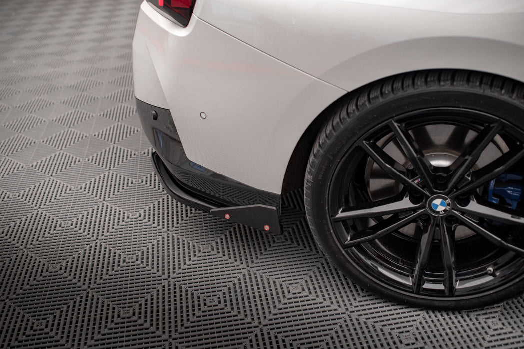 Maxton Design Rear Side Splitters V.2 + Flaps BMW 2 Coupe M-Pack G42
